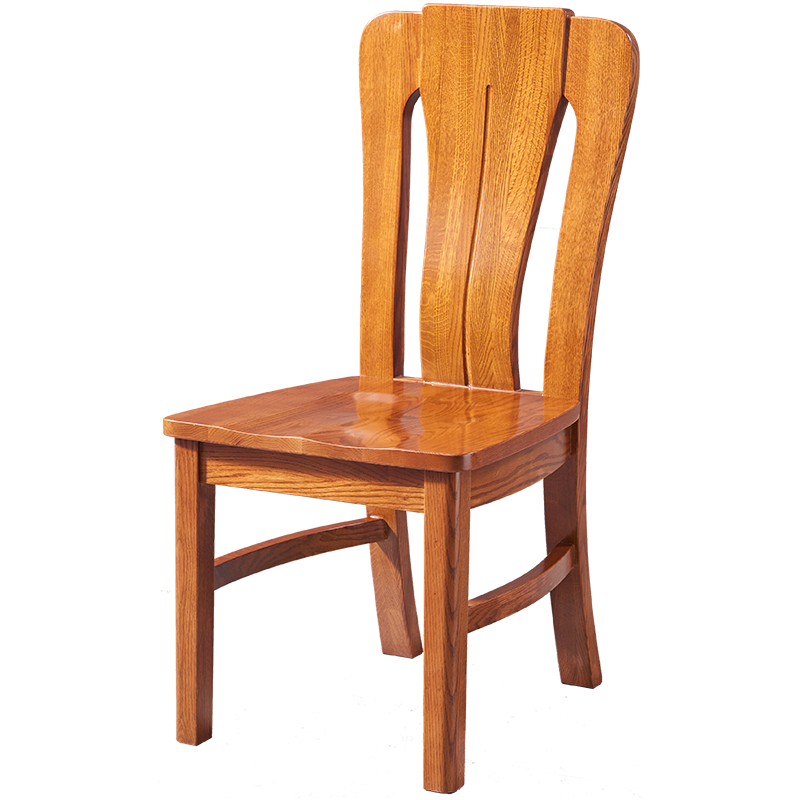 【光明家具】实木餐椅 北美红橡木餐椅 结实耐用实木餐椅 GY89-4373